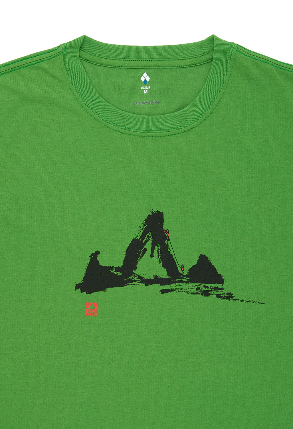 Montbell Men's Wickron Mountain T-Shirt - Green - Image 3