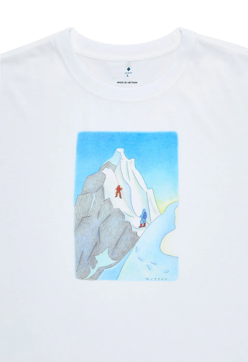 Montbell Men's Wickron Tabei Junko T-Shirt - White - Image 3