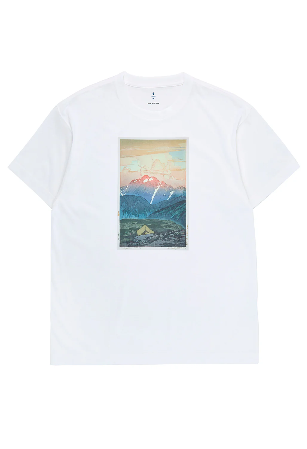 Montbell Men's Wickron Tsurugisan No Asa T-Shirt - White