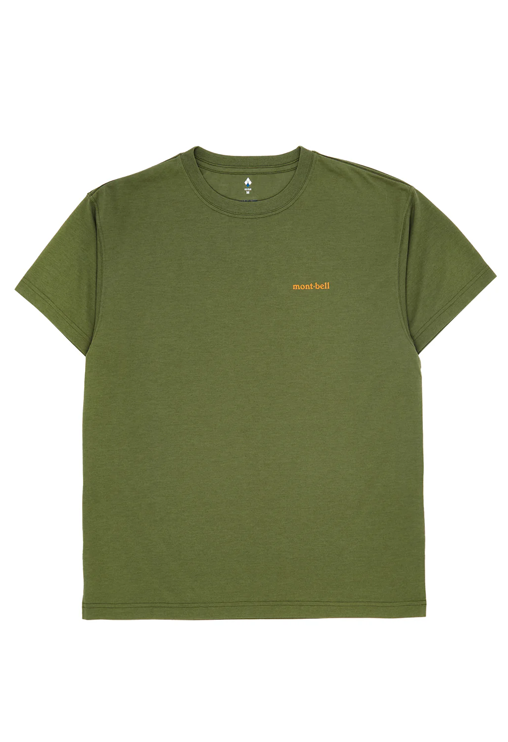 Montbell Men's Wickron Yama To Taiyou T-Shirt - Khaki - Image 2