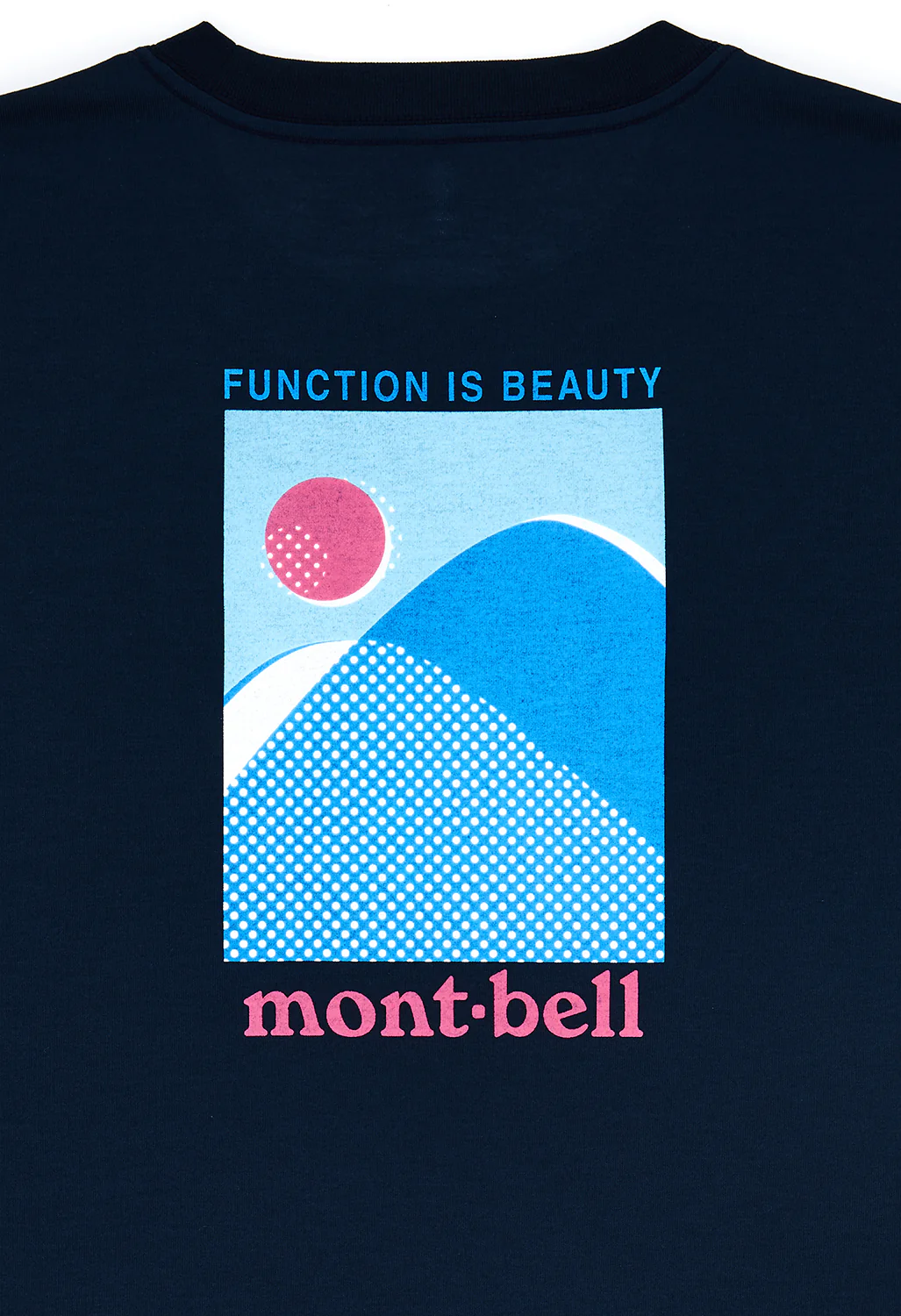 Montbell Men's Wickron Yama To Taiyou T-Shirt - Navy - Image 4