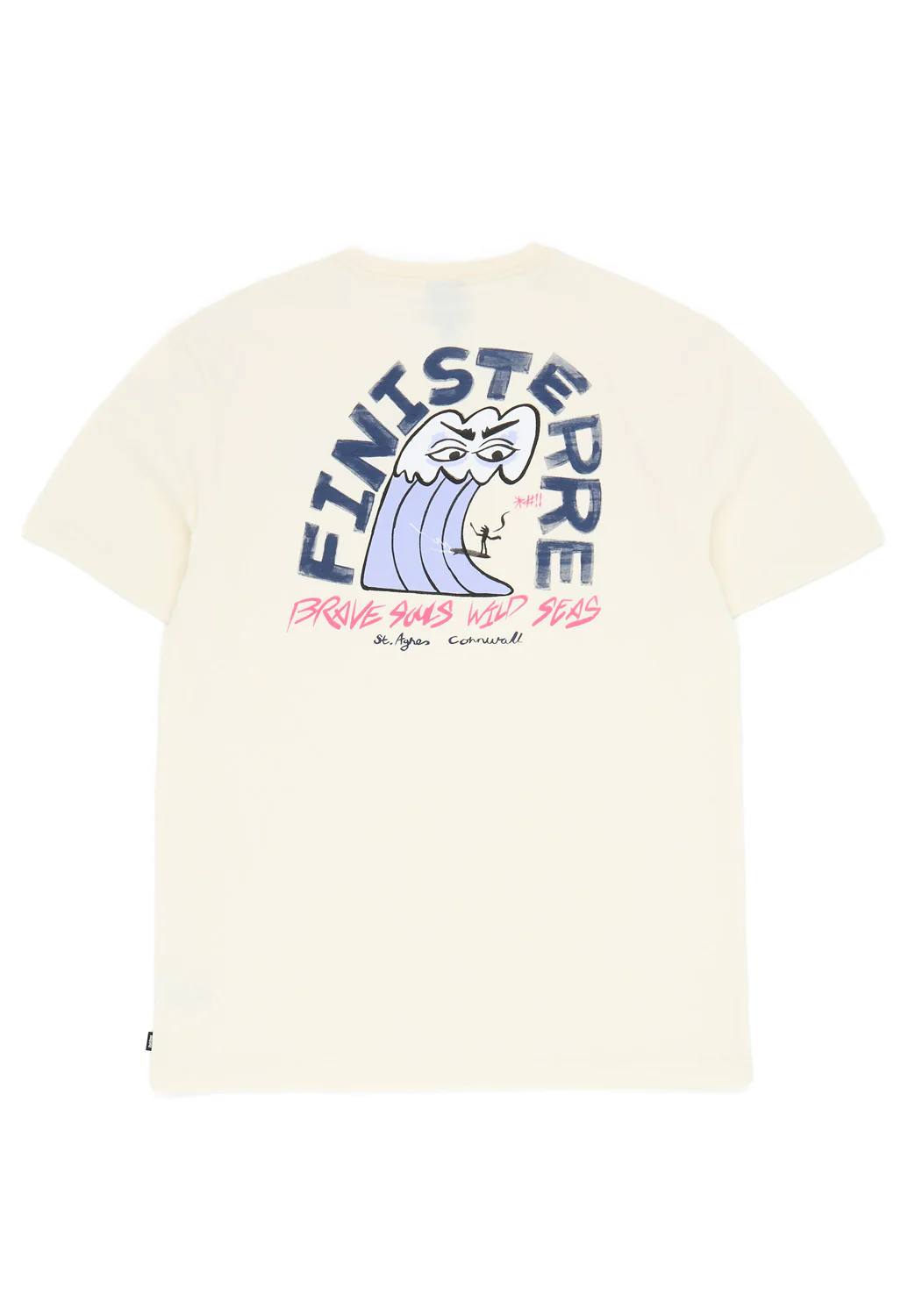 Finisterre Men's Wild Sea Tee - Ecru