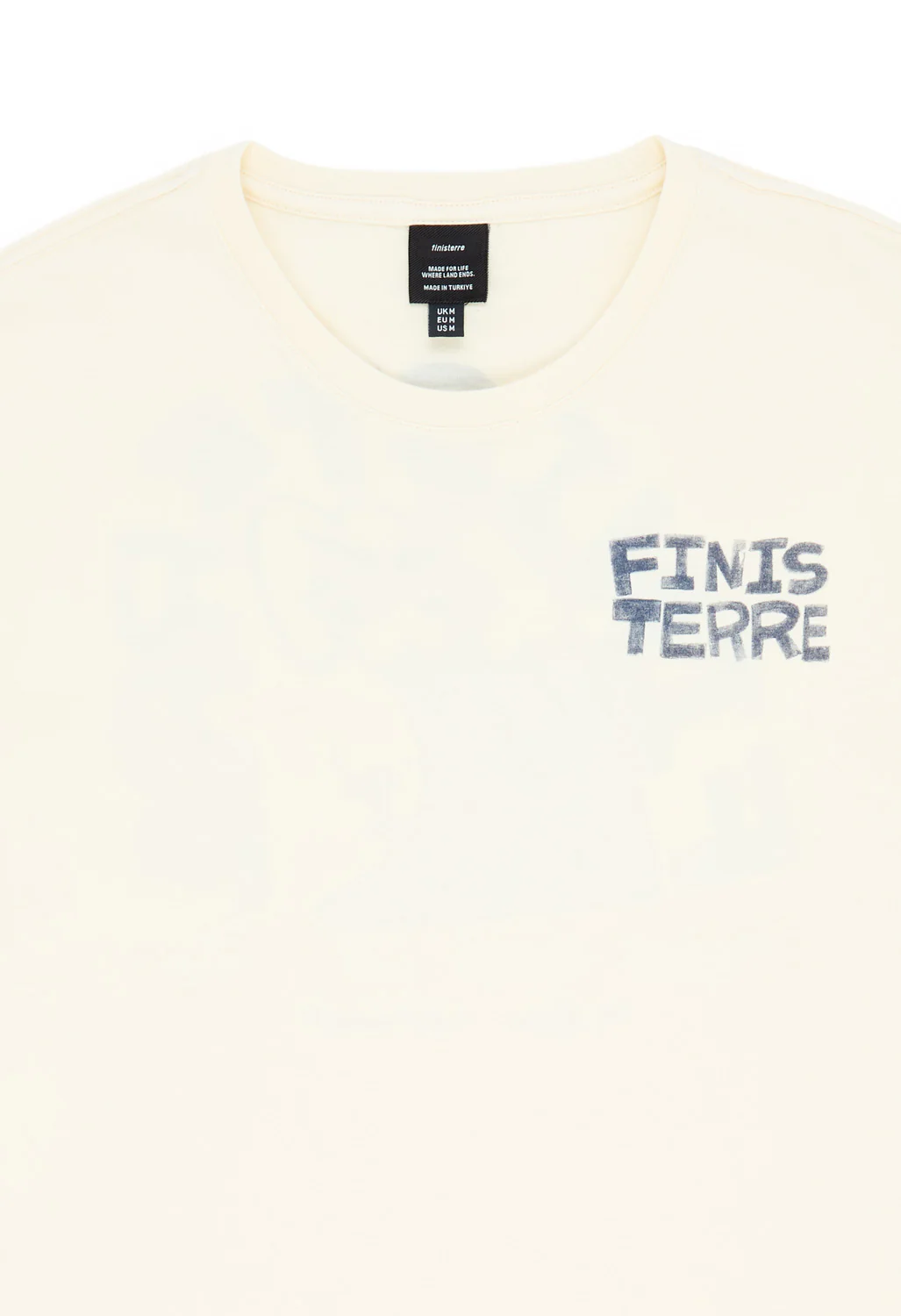 Finisterre Men's Wild Sea Tee - Ecru - Image 3