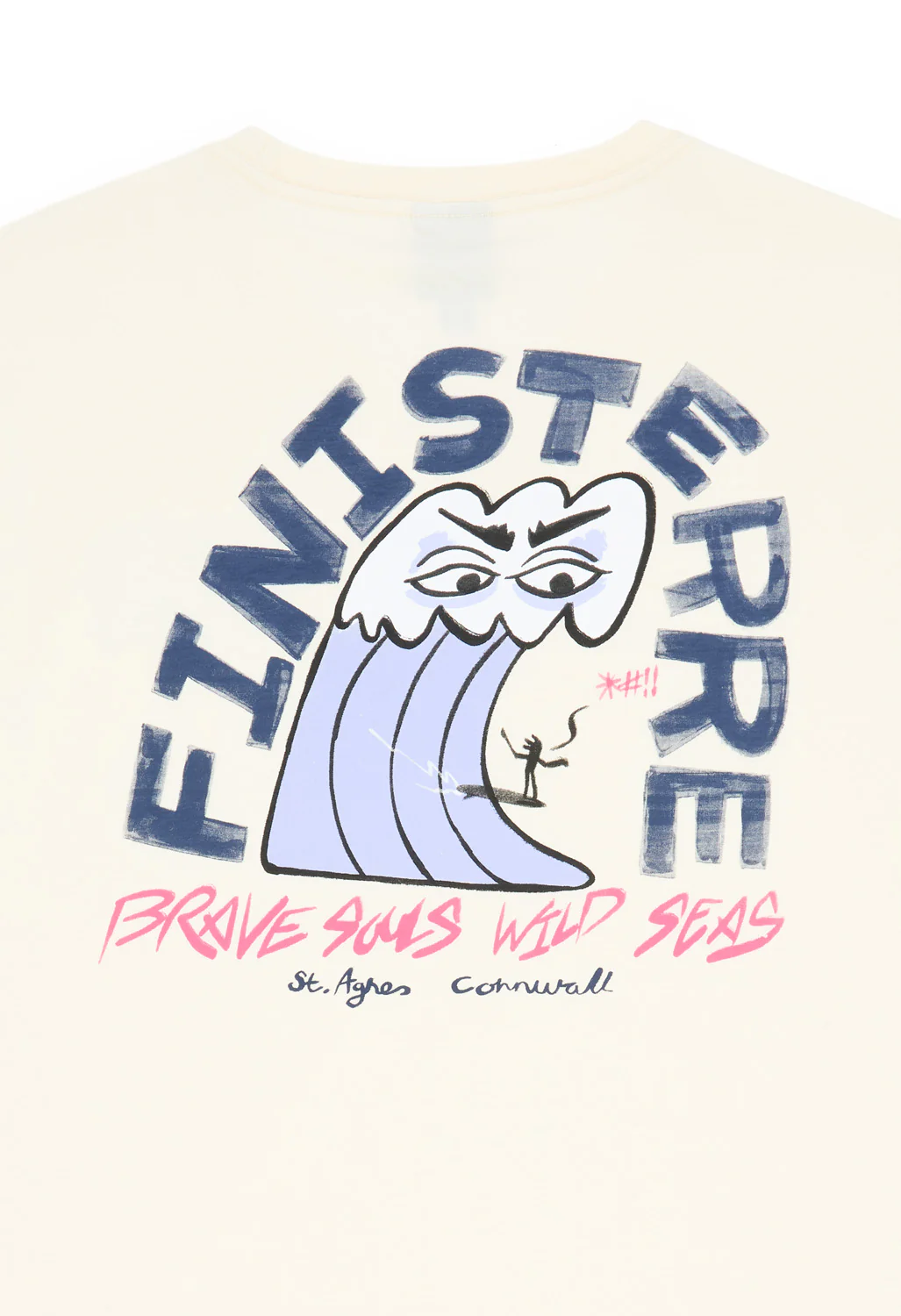 Finisterre Men's Wild Sea Tee - Ecru - Image 4