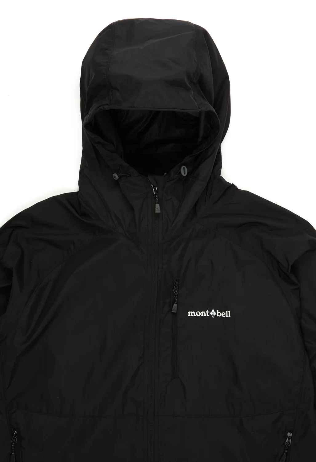 Montbell Men's Wind Blast Hooded Jacket - Black - Image 3