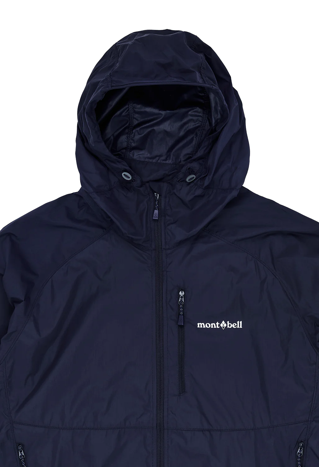 Montbell Men's Wind Blast Hooded Jacket - Navy - Image 3
