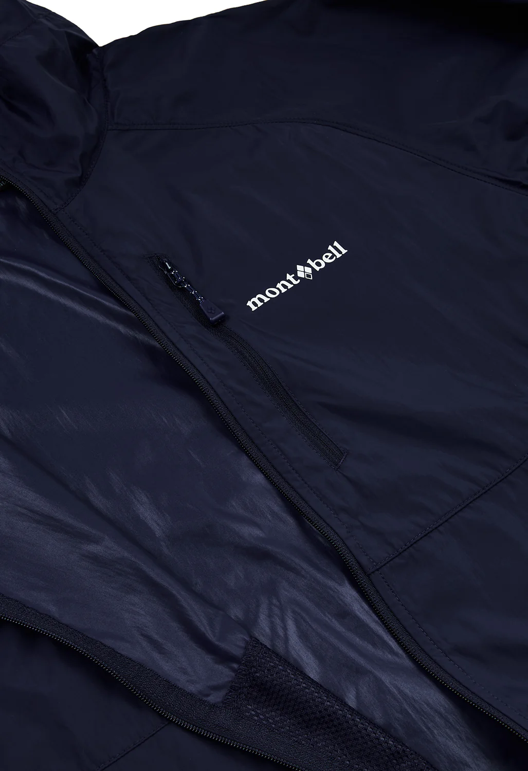 Montbell Men's Wind Blast Hooded Jacket - Navy - Image 5