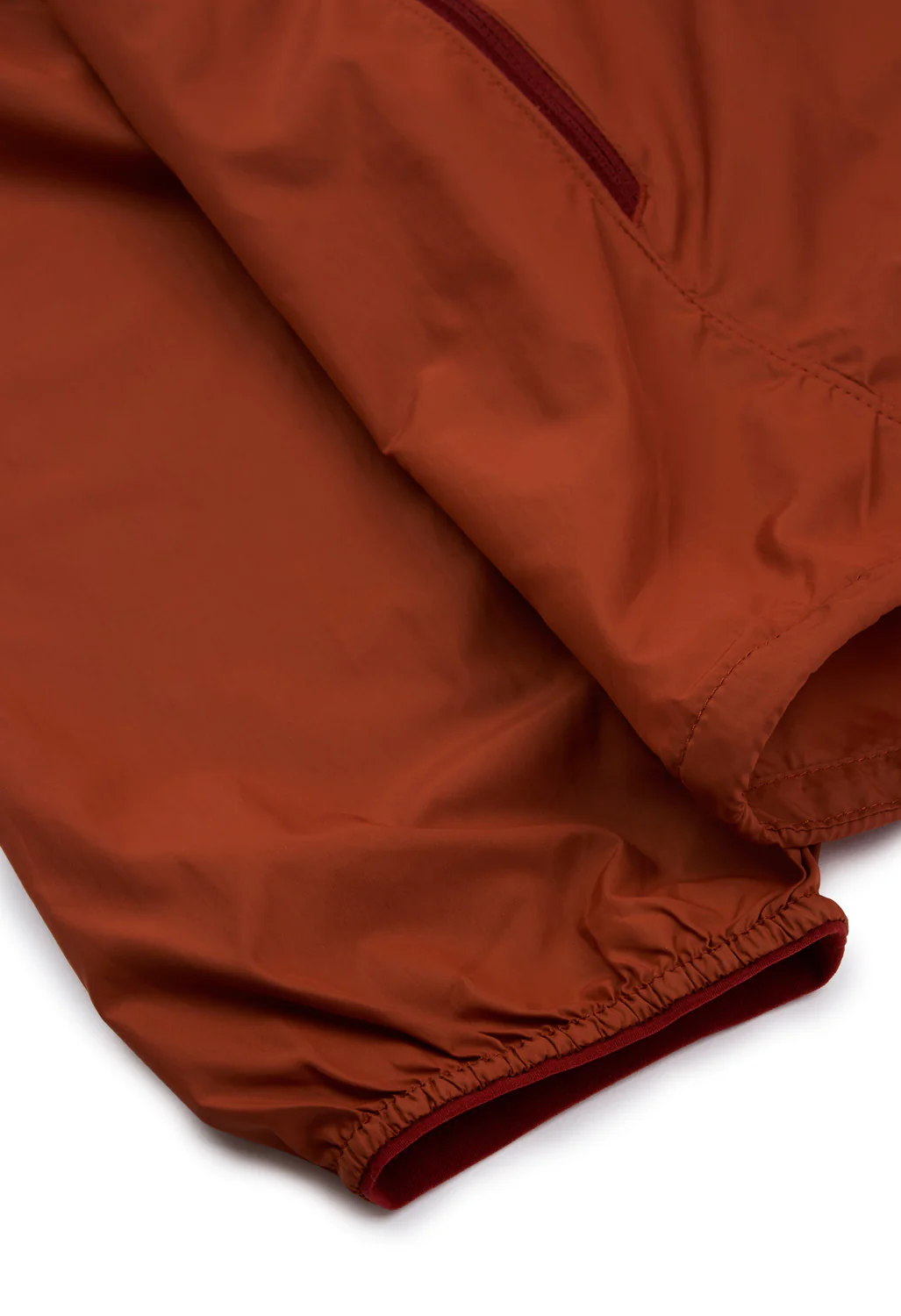 Montbell Men's Wind Blast Hooded Jacket - Orange - Image 6