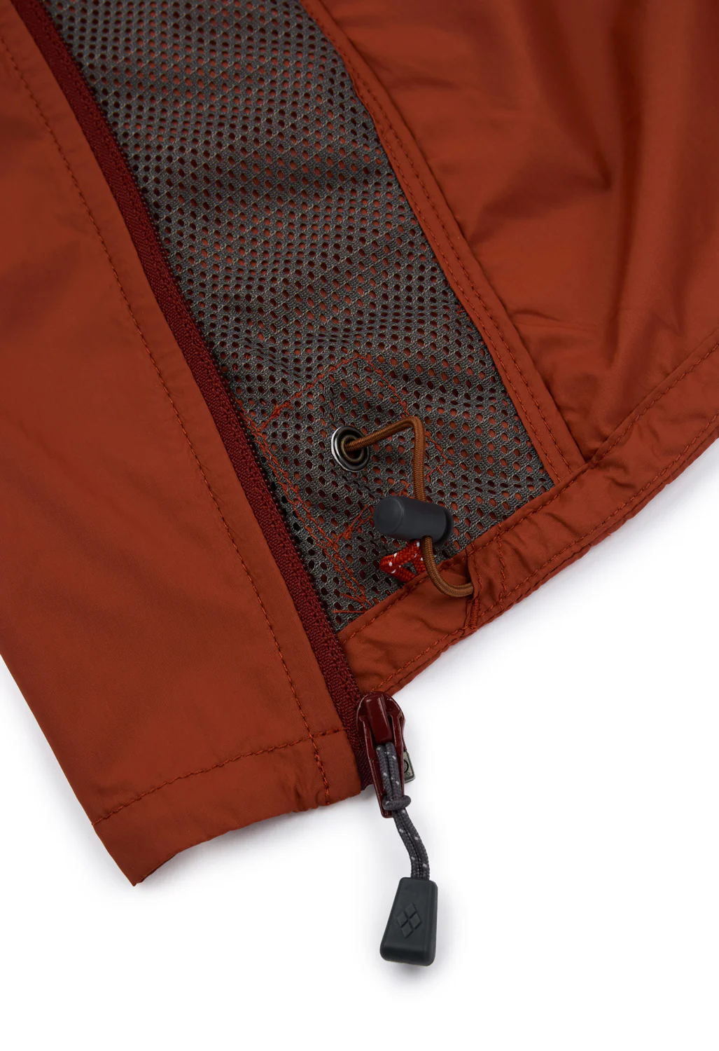 Montbell Men's Wind Blast Hooded Jacket - Orange - Image 8