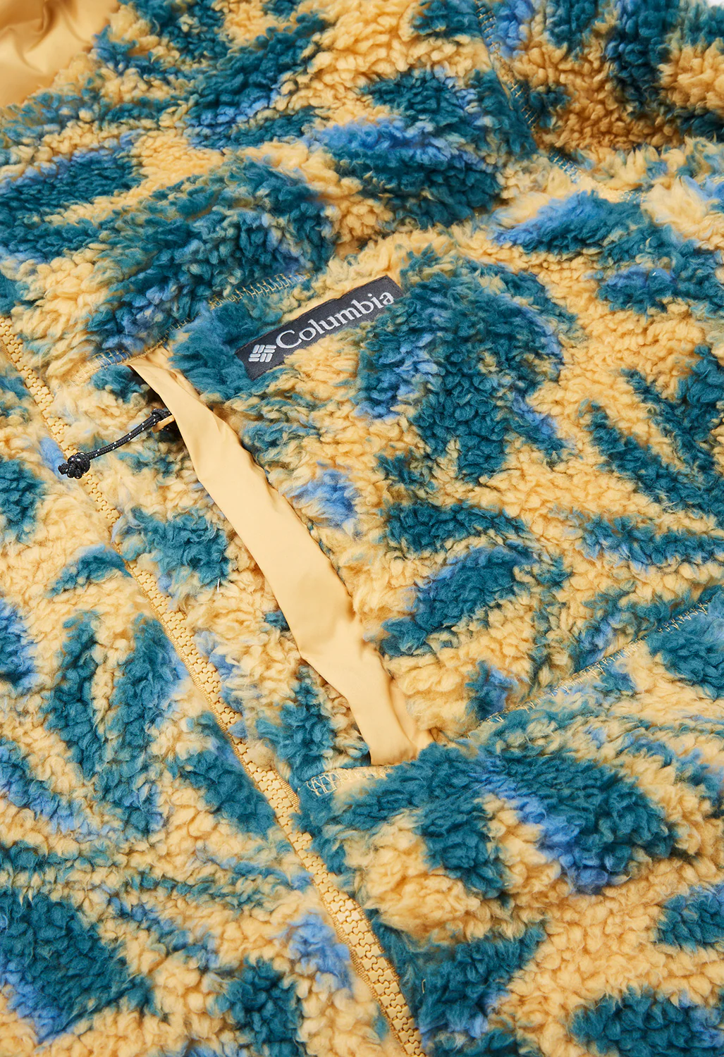 Columbia Men's Winter Pass Full Zip Print Fleece - Light Camel - Image 4