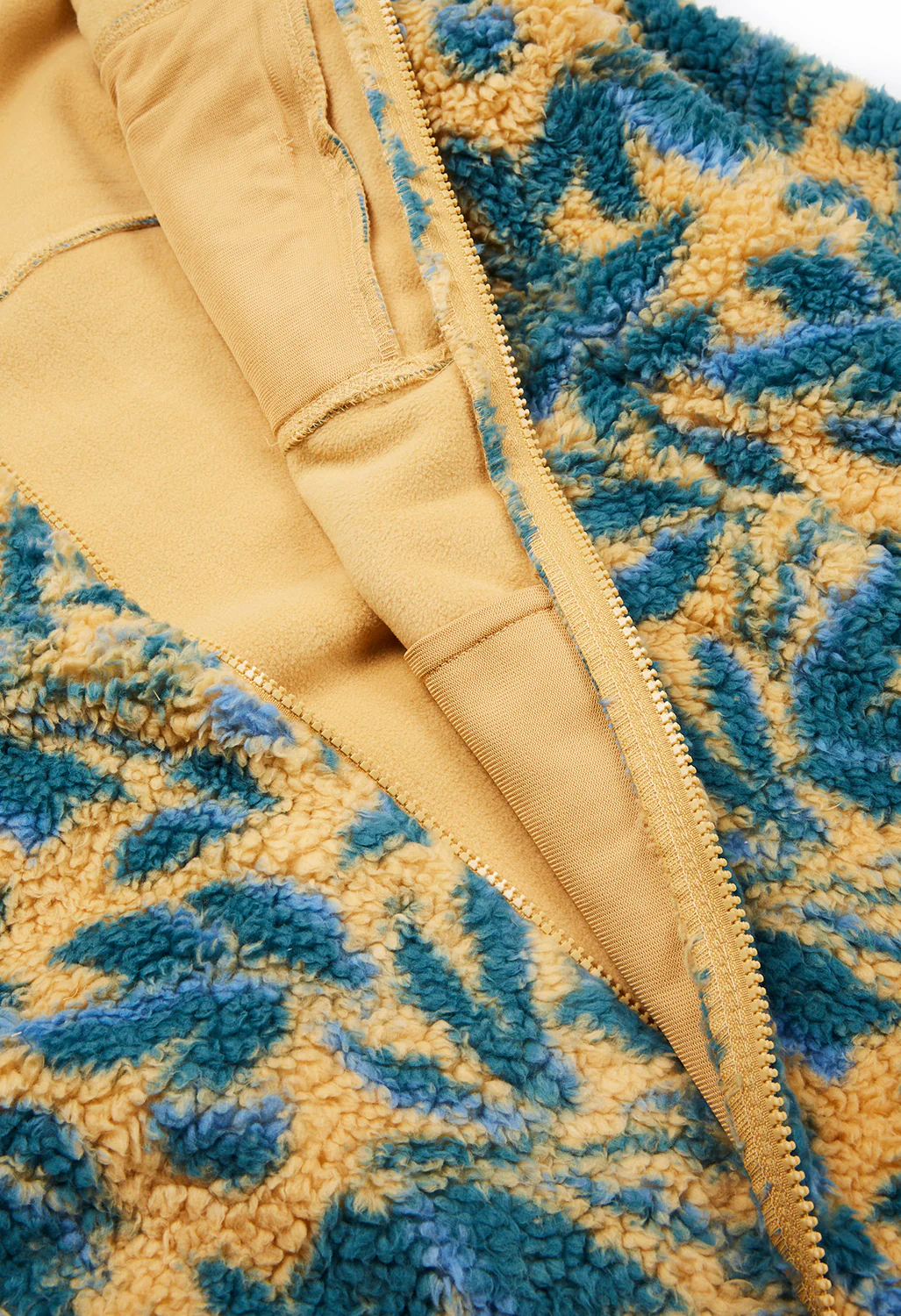 Columbia Men's Winter Pass Full Zip Print Fleece - Light Camel - Image 6