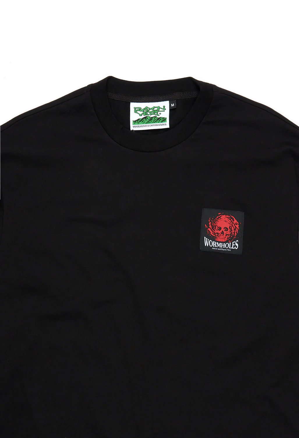 Rayon Vert Men's Wormholes Long Sleeved T-Shirt - Golgotha Black - Image 3