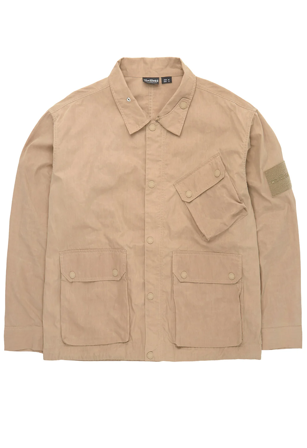 Wild Things Men's WT Coach Jacket - Ice White