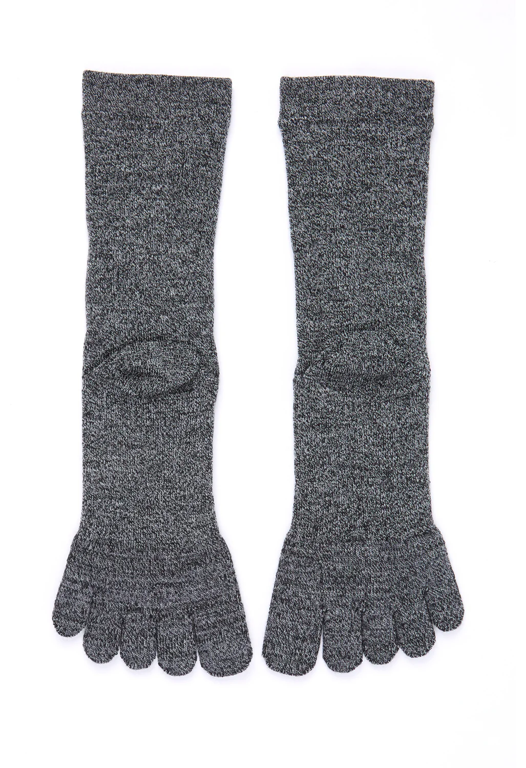 Montbell Merino Wool Trekking 5 Toe Socks - Heather Charcoal - Image 2