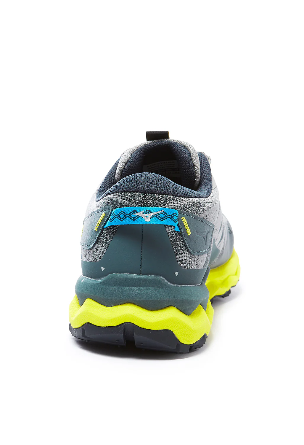 Mizuno Men's Wave Daichi 7 Trainers - Ghost Grey / Ombre Blue / Bolt 2 - Image 4