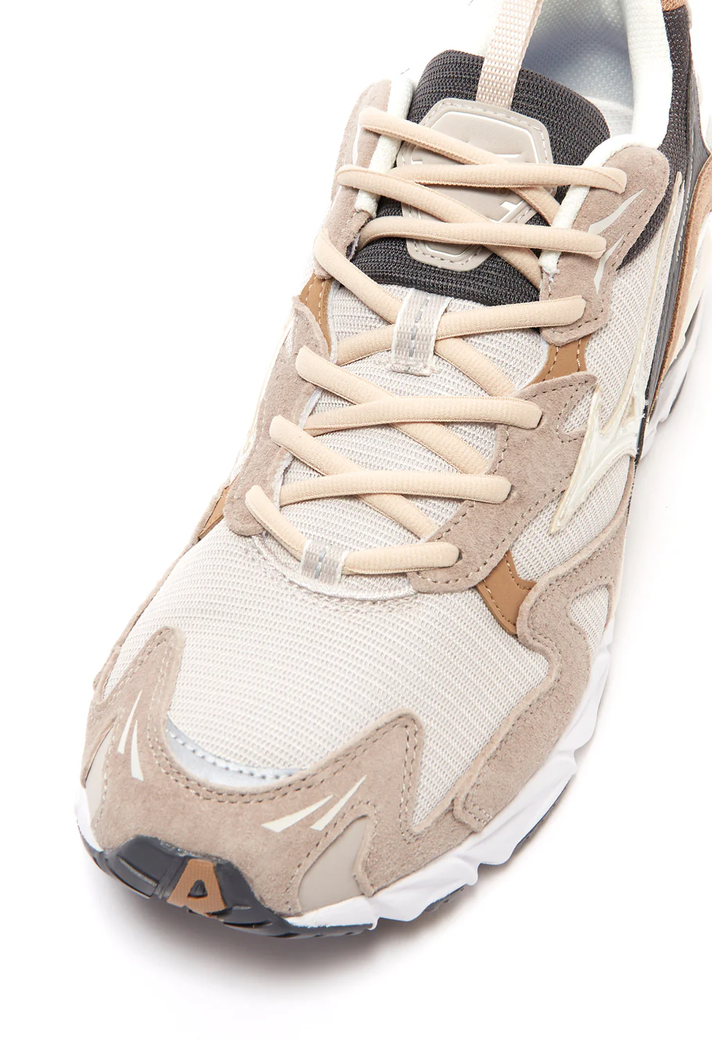 Mizuno Wave Rider 10 Premium - Silver Cloud/Snow White/Tigers Eye - Image 2