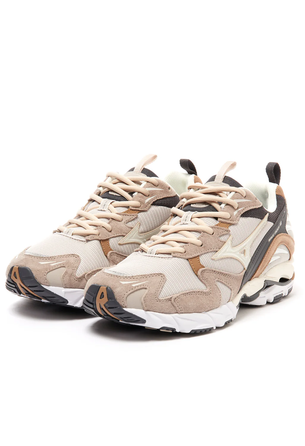 Mizuno Wave Rider 10 Premium - Silver Cloud/Snow White/Tigers Eye - Image 3