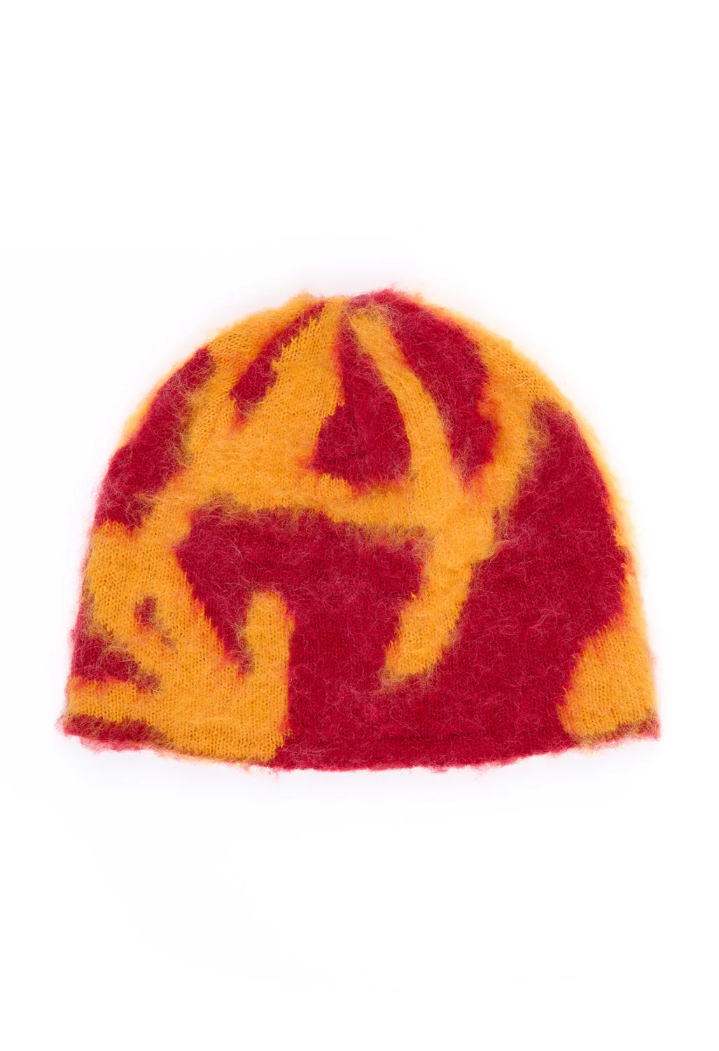 Gramicci Mohair Burly Runningman Beanie - Burnt Orange - Image 2