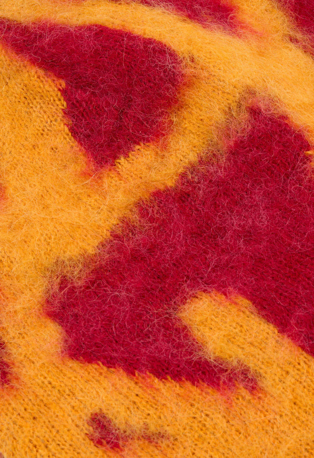 Gramicci Mohair Burly Runningman Beanie - Burnt Orange - Image 4