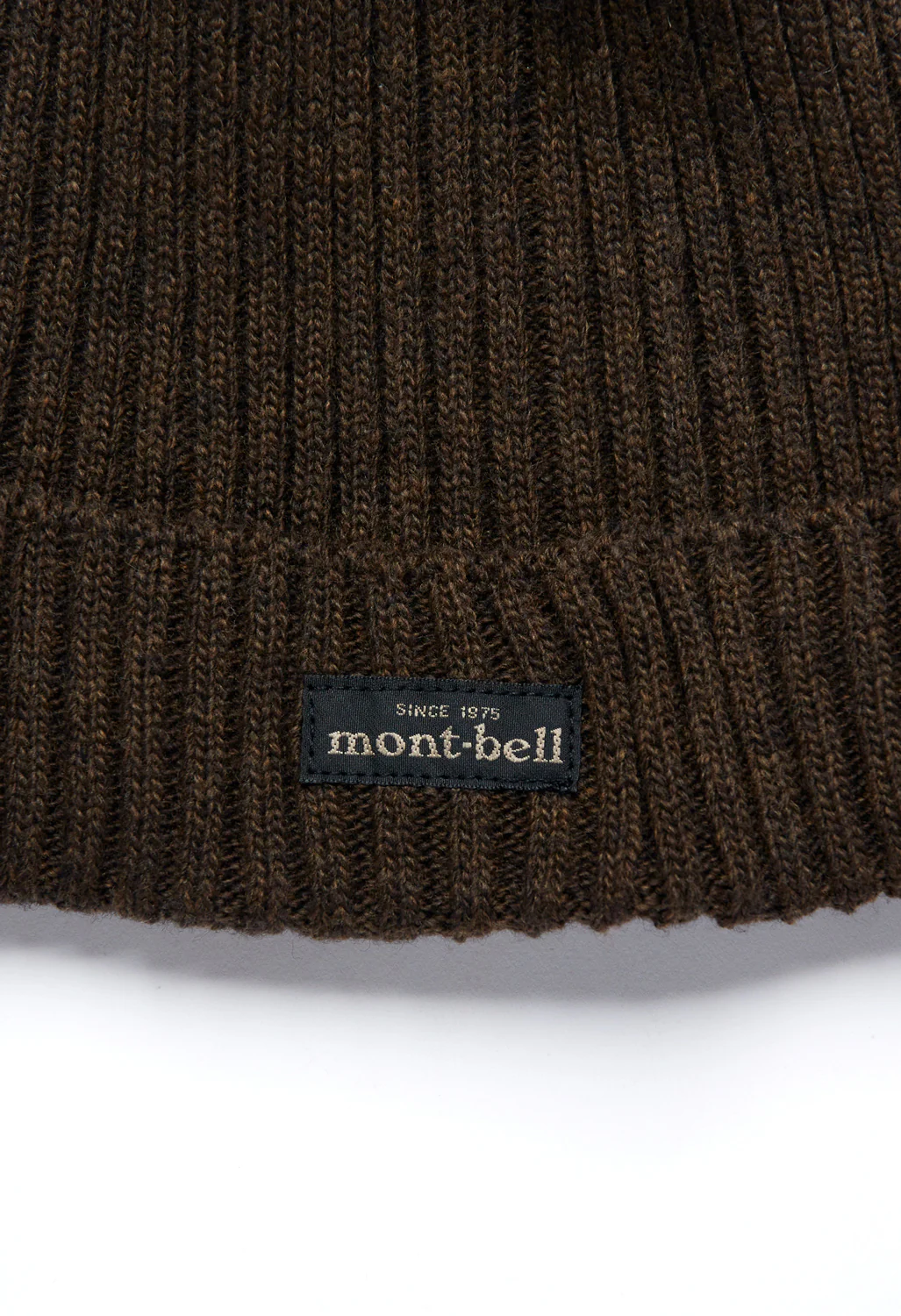 Montbell Light Rib Knit Watch Cap - Mix Brown - Image 2