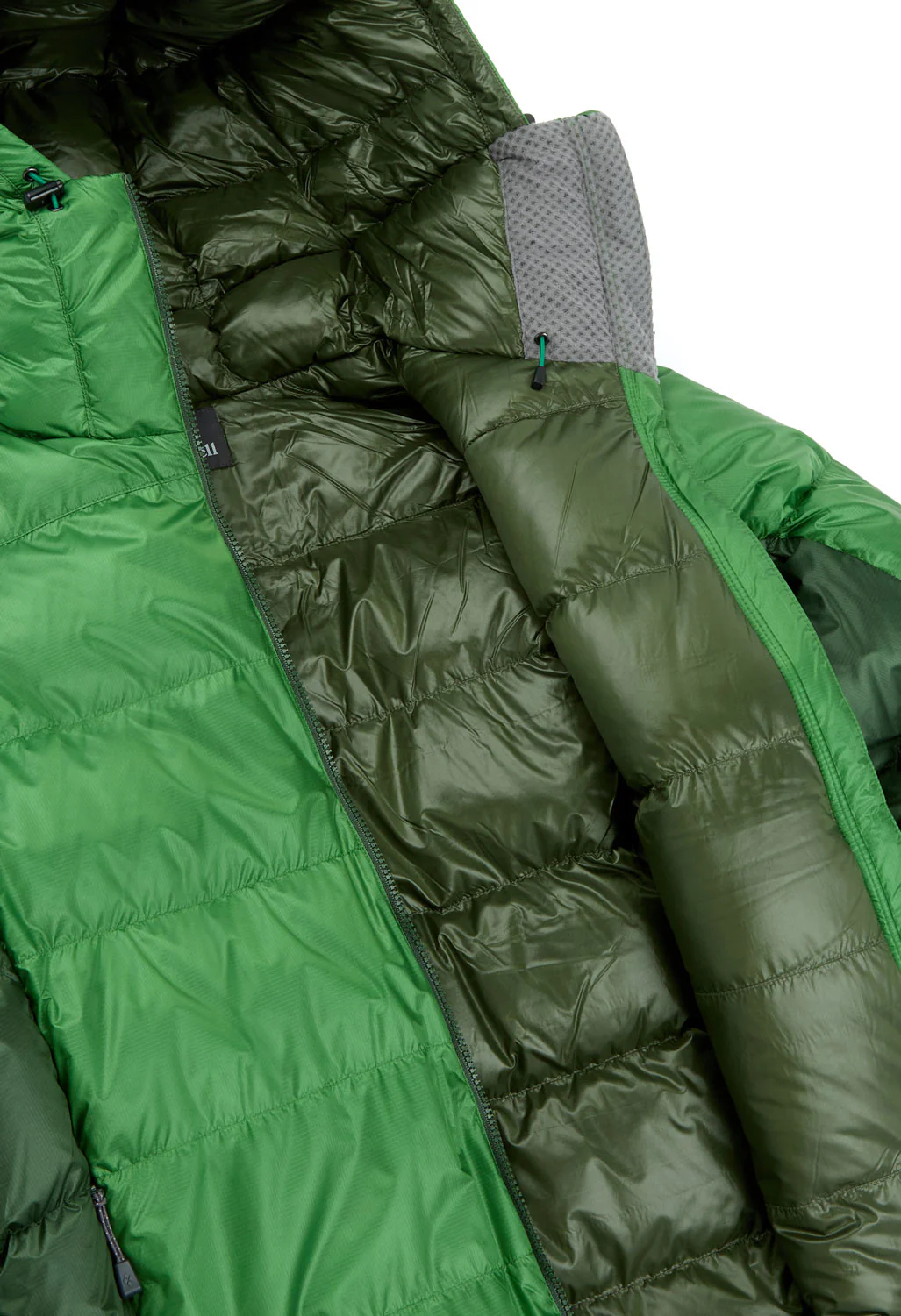 Montbell Men's Alpine Down Parka Jacket - Evergreen / Dark - Image 5