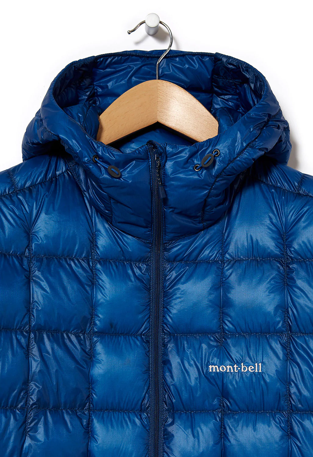 Montbell Men's Ex Light Down Anorak - Primary Blue - Image 3