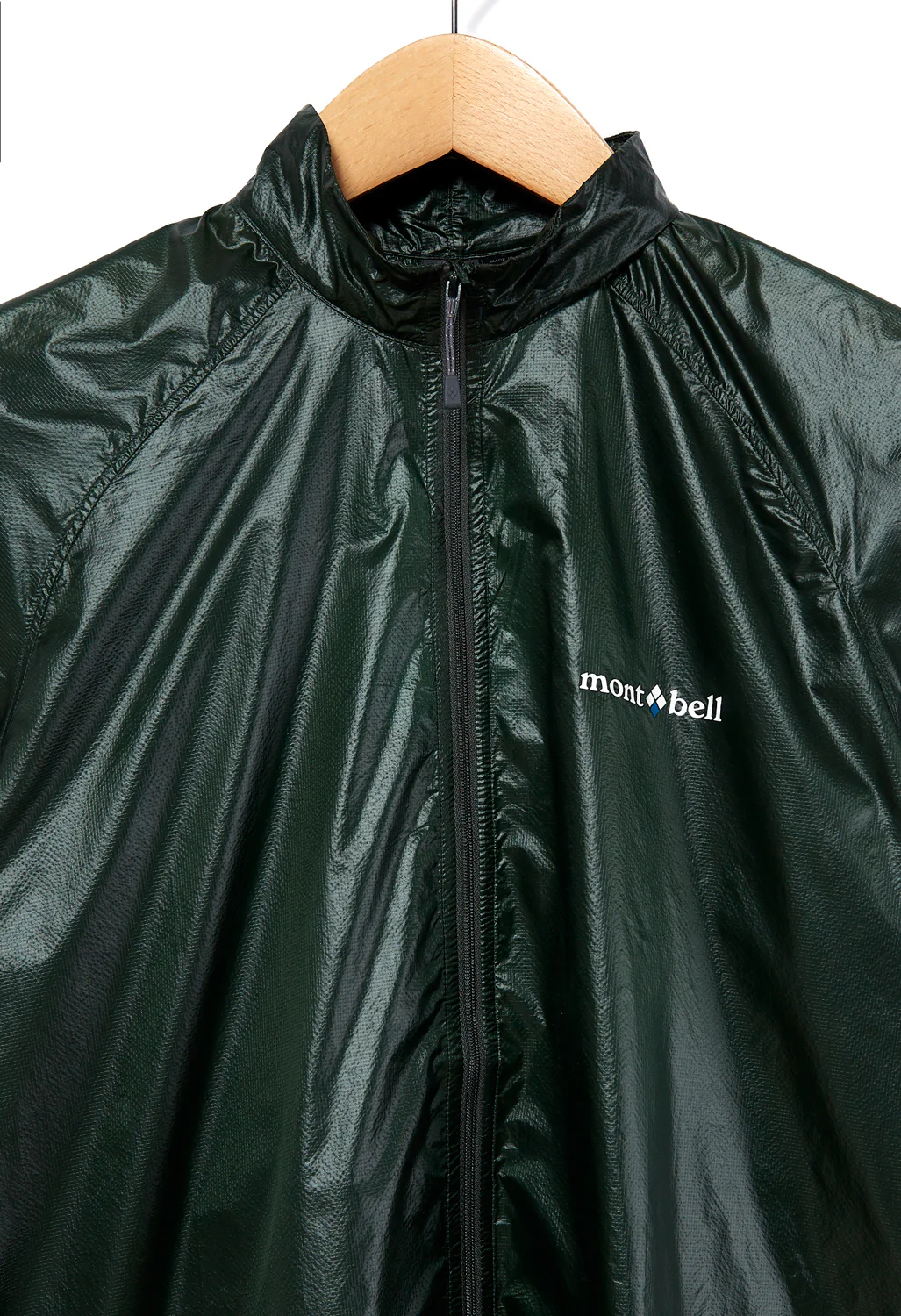 Montbell Men's EX Light Wind Jacket - Dark Green - Image 3