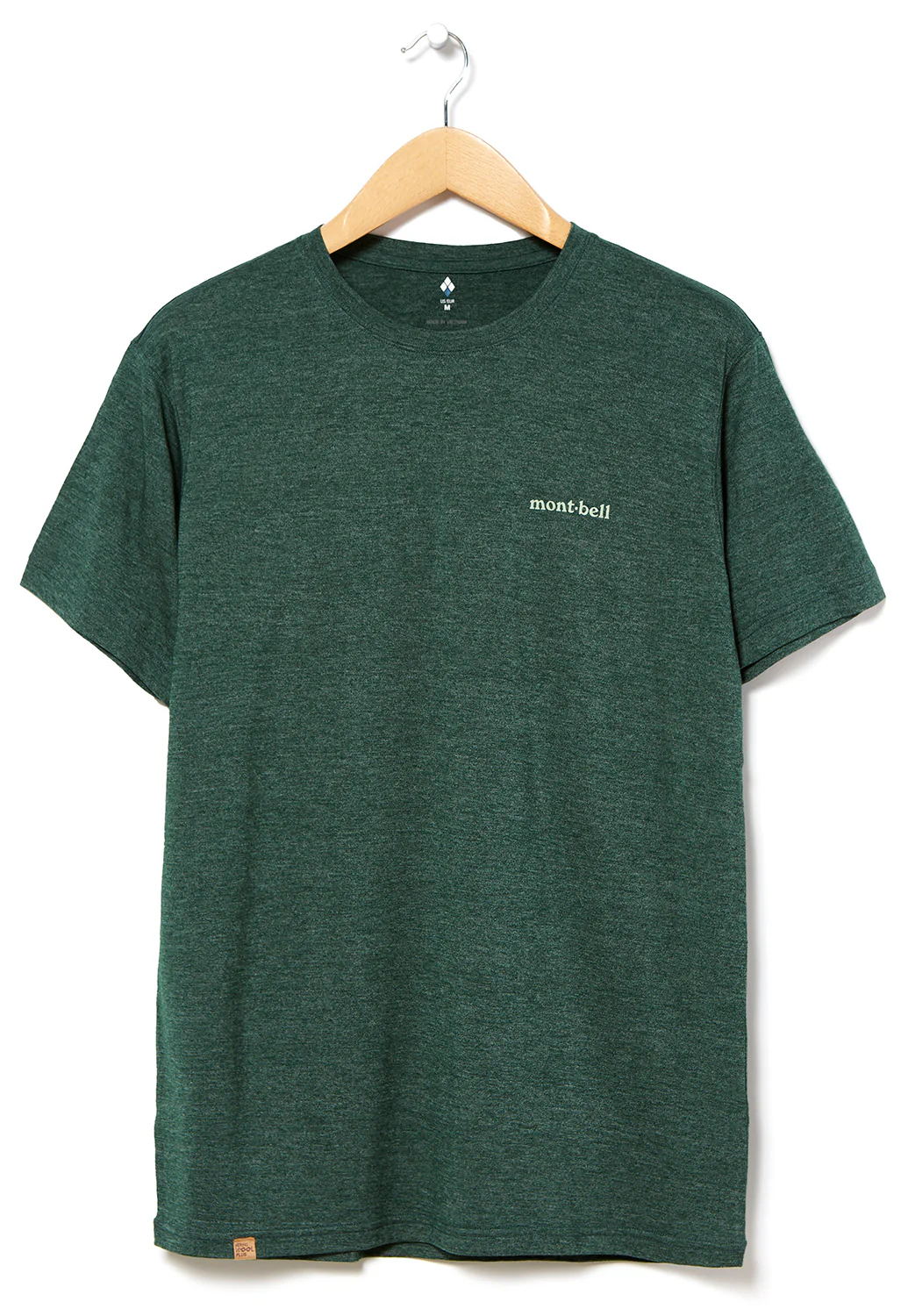 Montbell Men's Merinowool T-Shirt - Dark Green