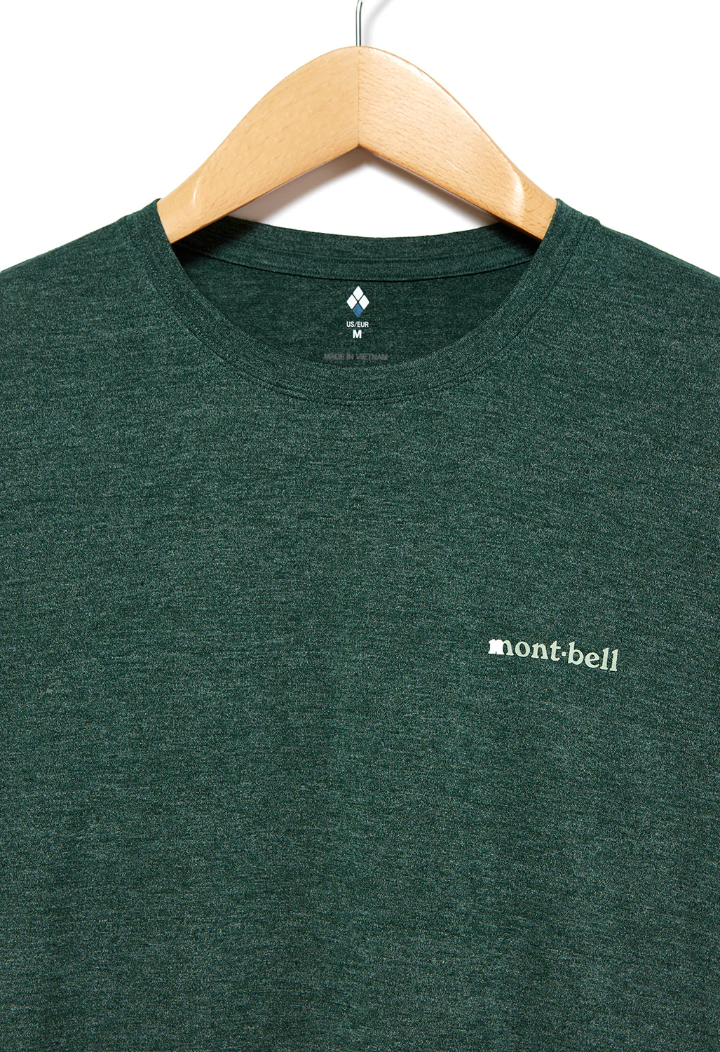 Montbell Men's Merinowool T-Shirt - Dark Green - Image 3