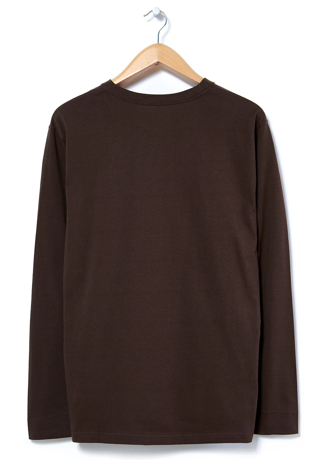 Montbell Men's Pear Skin Cotton Long Sleeve T-Shirt - Chocolate - Image 2