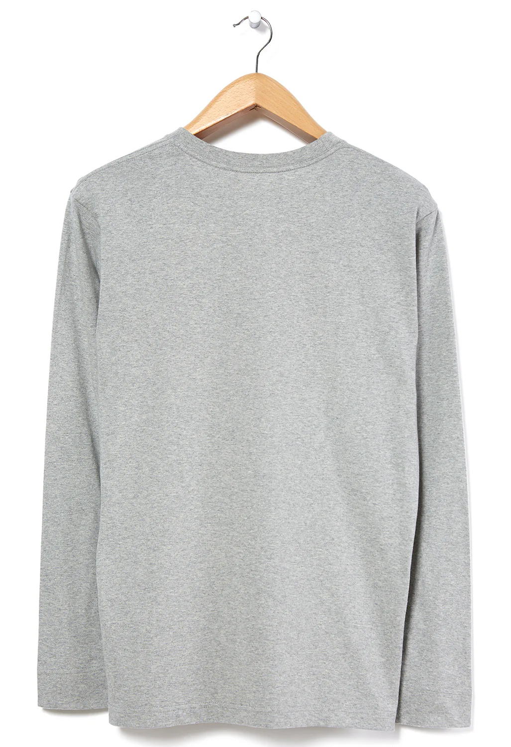 Montbell Men's Pear Skin Cotton Long Sleeve T-Shirt - Heather Grey - Image 2