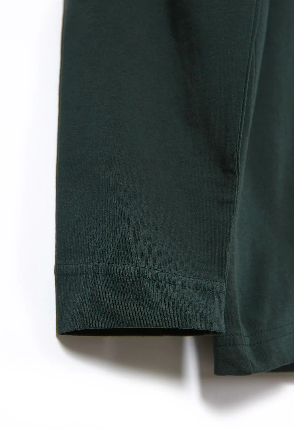 Montbell Men's Pear Skin Cotton Long Sleeve T-Shirt - Hunter Green - Image 4