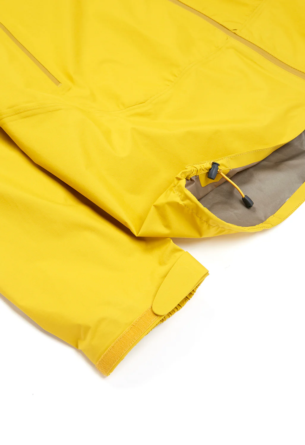 Montbell Men's Rain Trekker Jacket - Mustard - Image 4