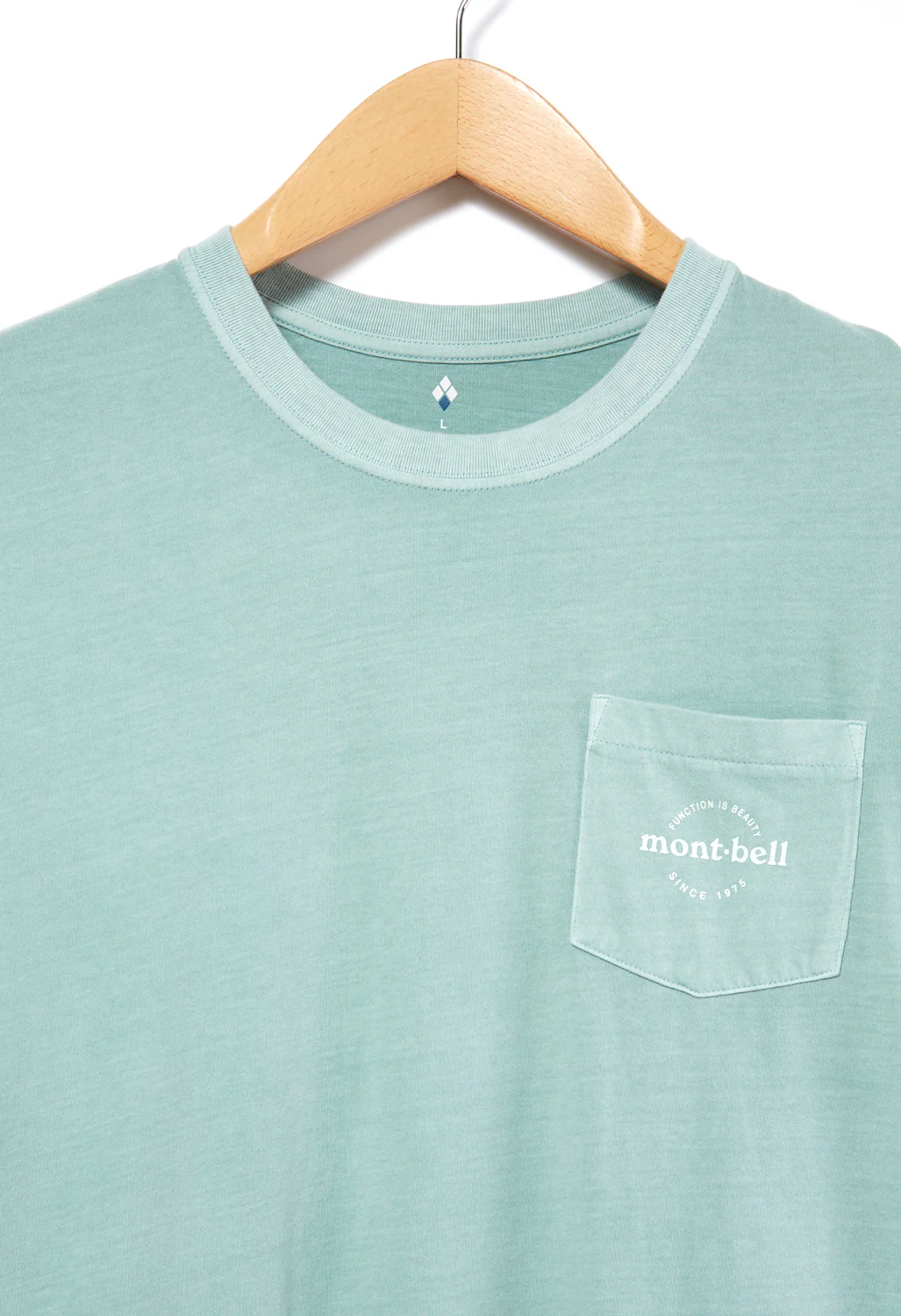 Montbell Men's Wash Out Cotton T-Shirt - Jade - Image 3
