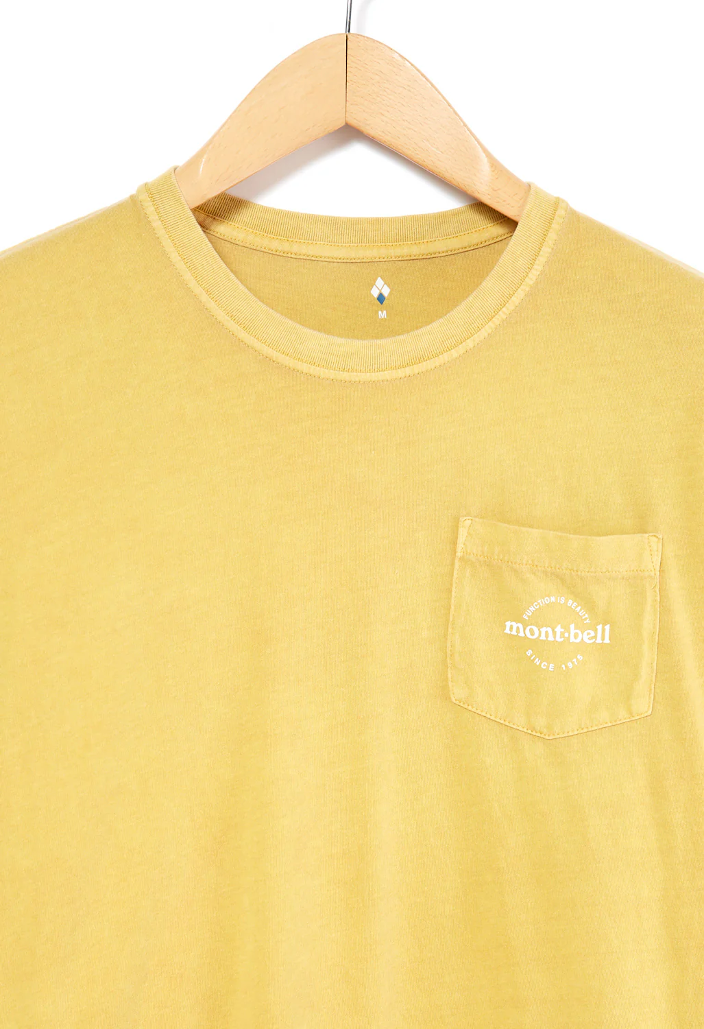Montbell Men's Wash Out Cotton T-Shirt - Yellow - Image 3