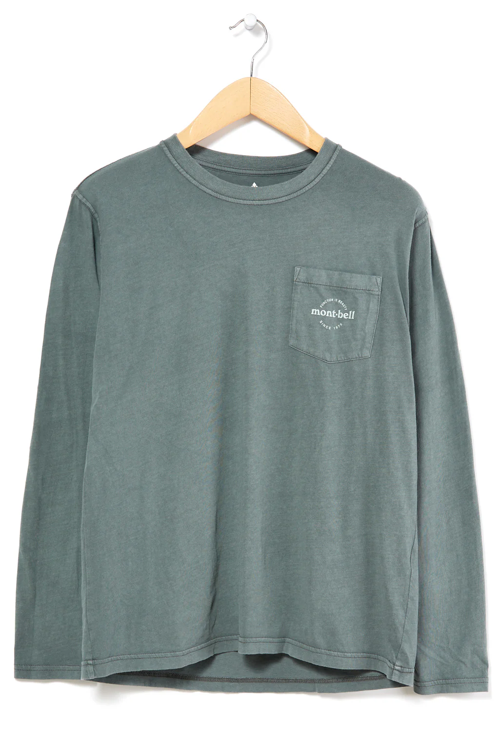 Montbell Men's Wash Out Long Sleeved T-Shirt - Khaki