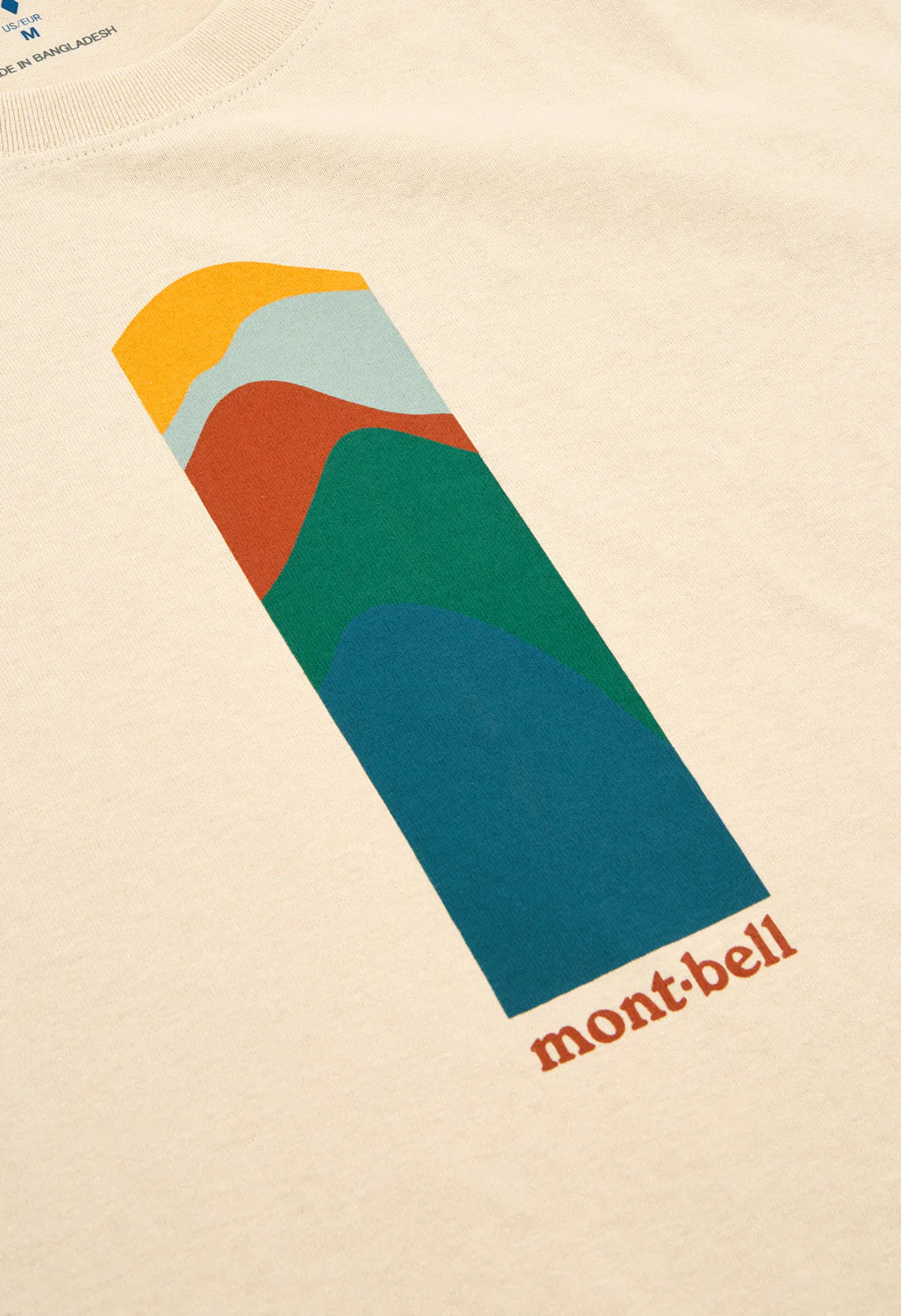 Montbell Men's Pear Skin Cotton Distant View T-Shirt - Ivory - Image 4