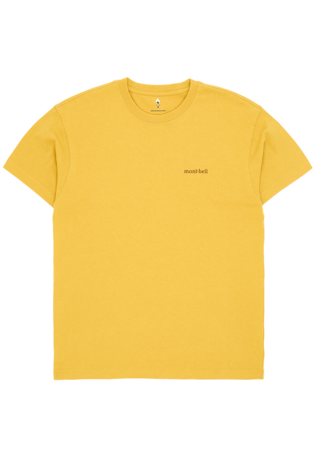 Montbell Men's Pear Skin Cotton Hyakkimaru T-Shirt - Yellow - Image 2