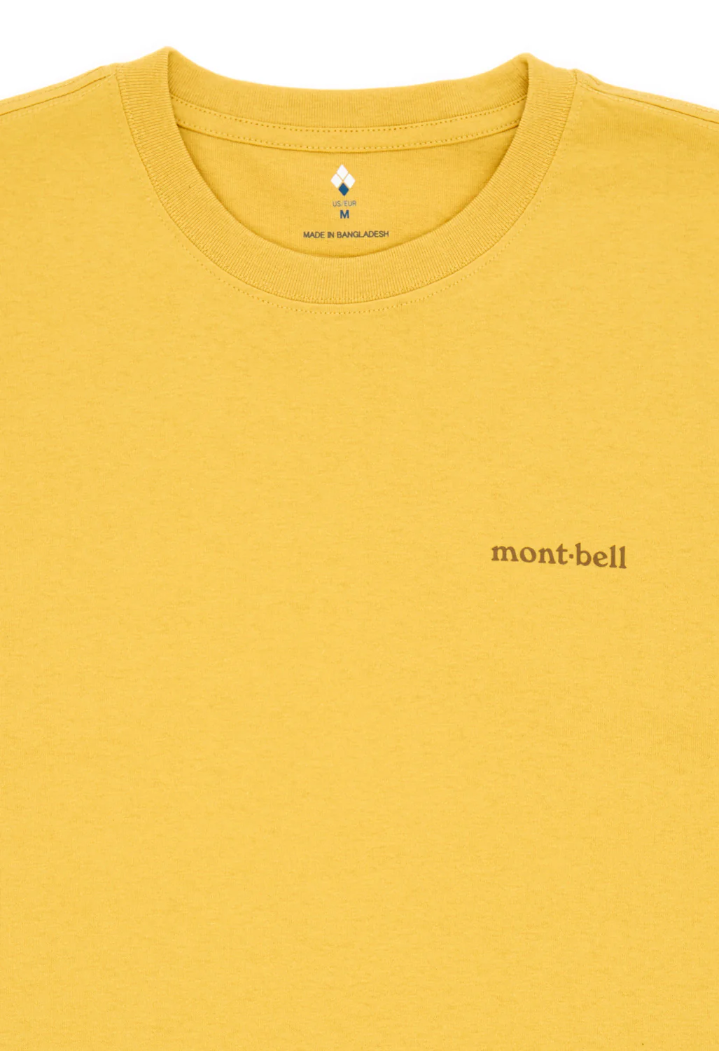 Montbell Men's Pear Skin Cotton Hyakkimaru T-Shirt - Yellow - Image 3