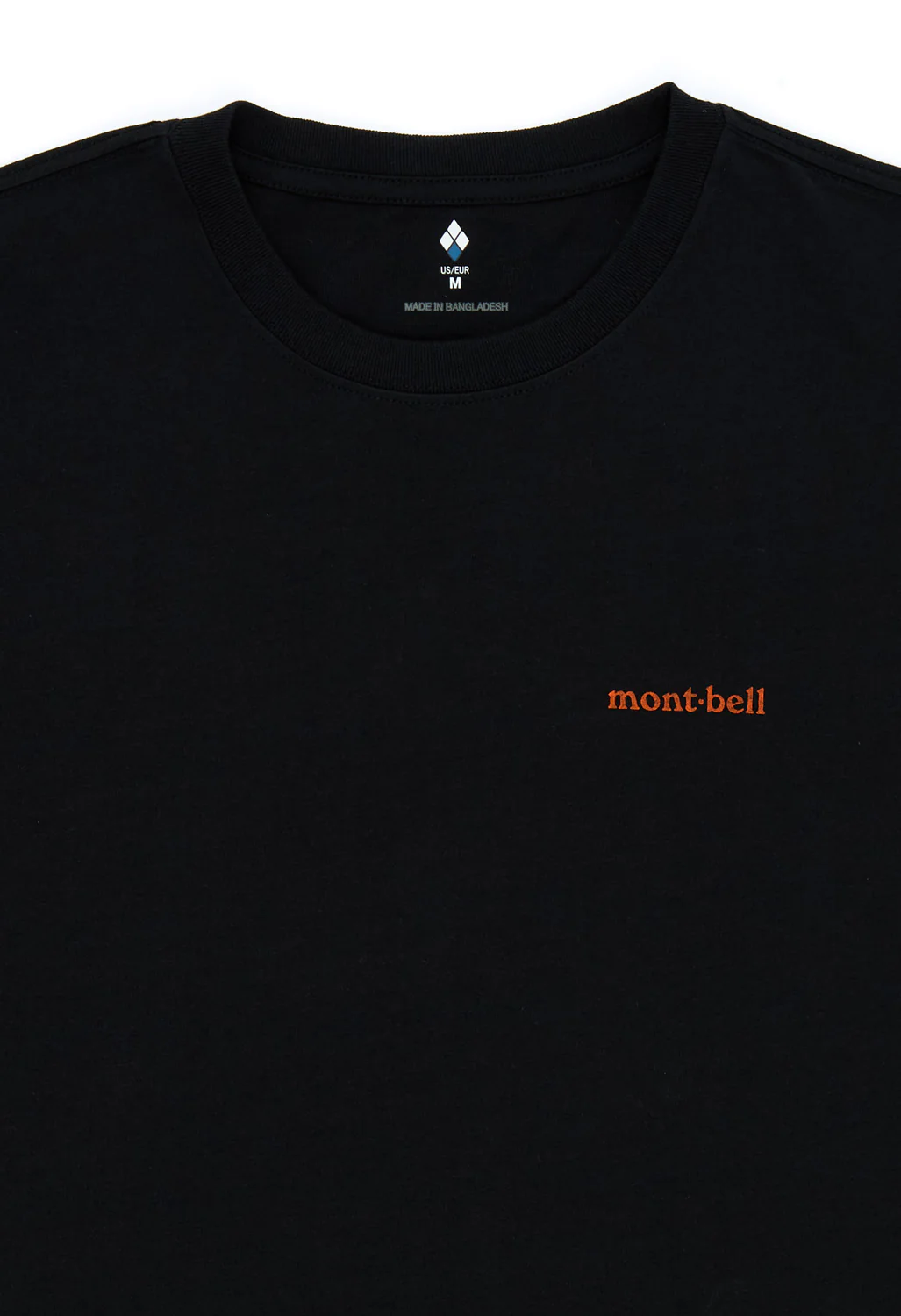 Montbell Men's Pear Skin Cotton Standing on the Lake T-Shirt - Black - Image 3