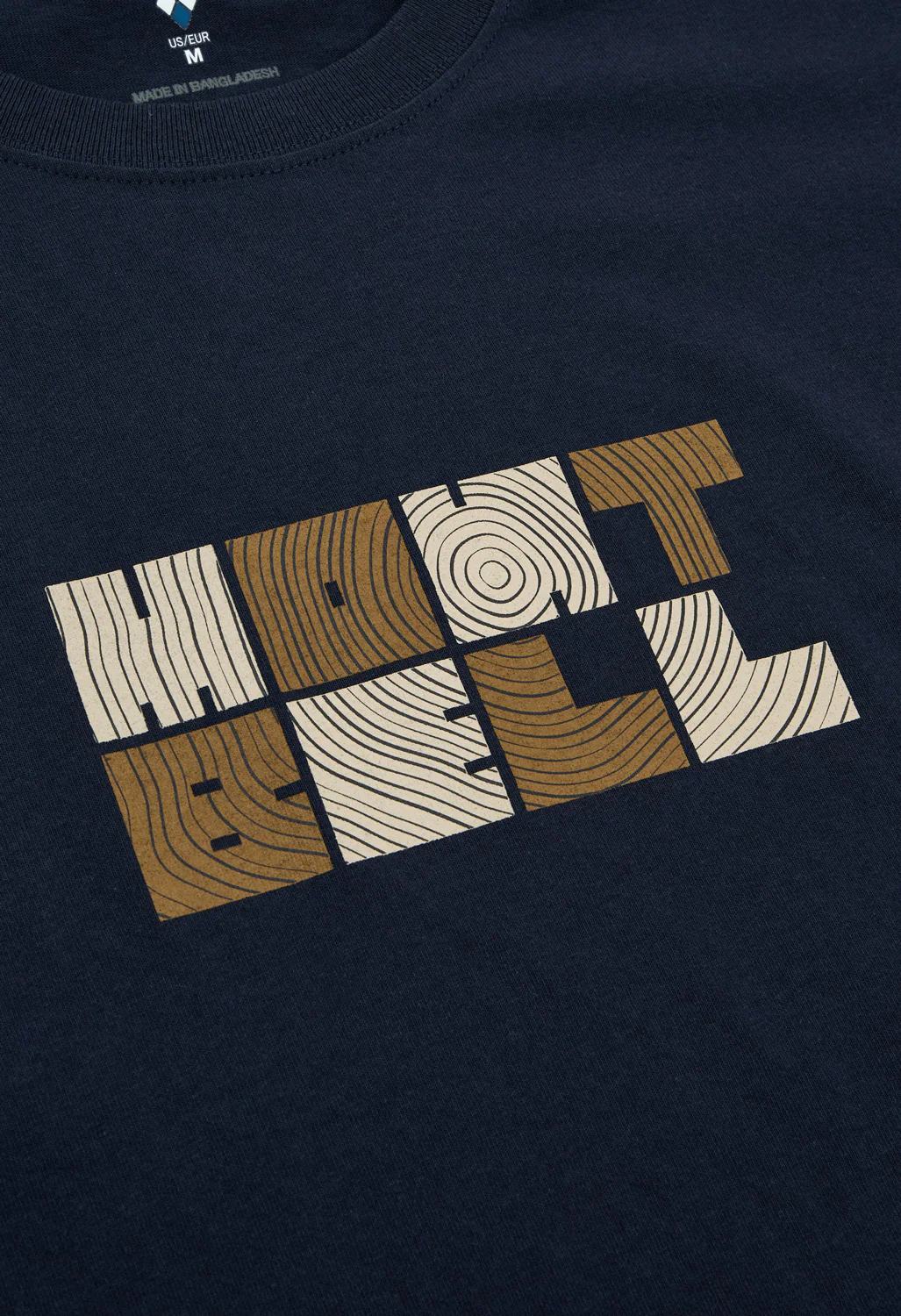 Montbell Men's Pear Skin Cotton Wood T-Shirt - Navy - Image 4