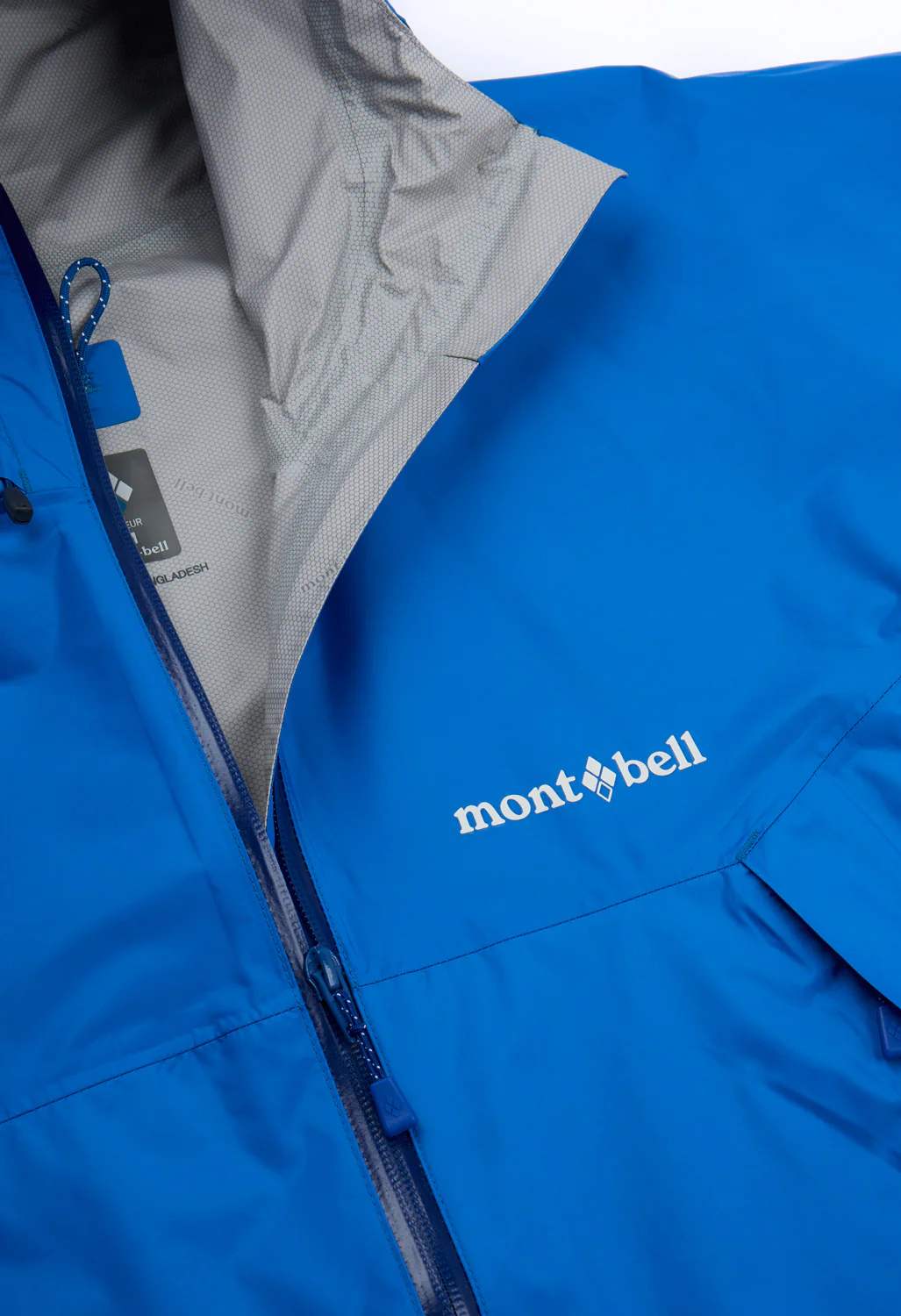 Montbell Men's Rain Hiker Jacket - Blue - Image 5