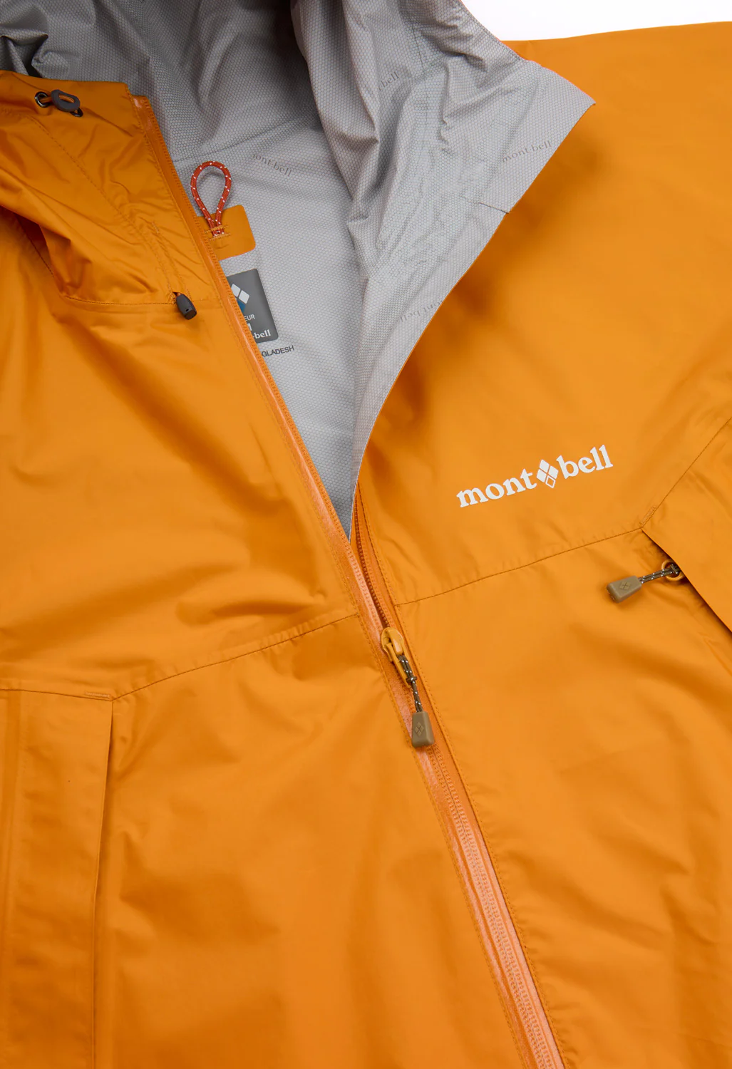 Montbell Men's Rain Hiker Jacket - Orange - Image 5