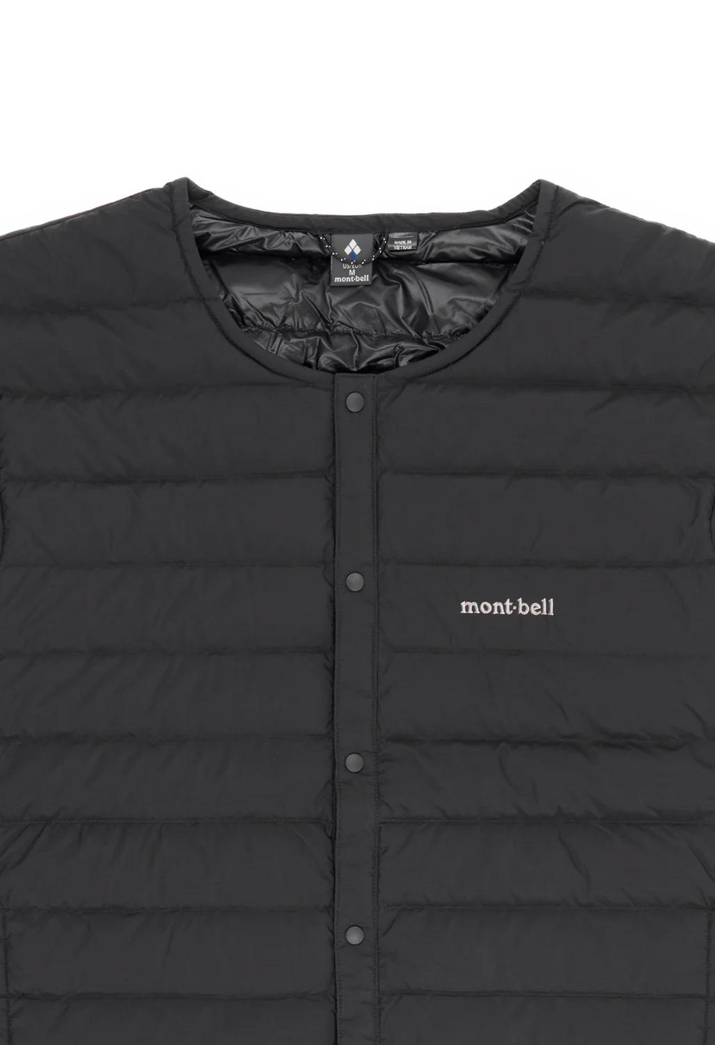 Montbell Men's Superior Down Round Neck T - Black - Image 3