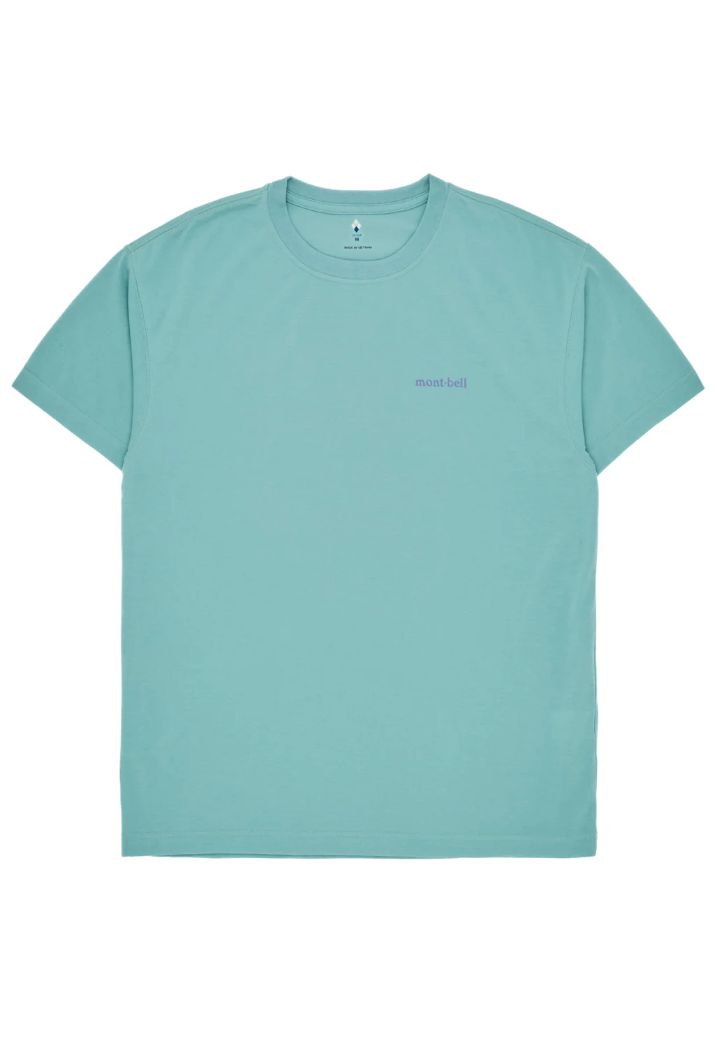 Montbell Men's Wickron Boulder T-Shirt - Light Blue - Image 2