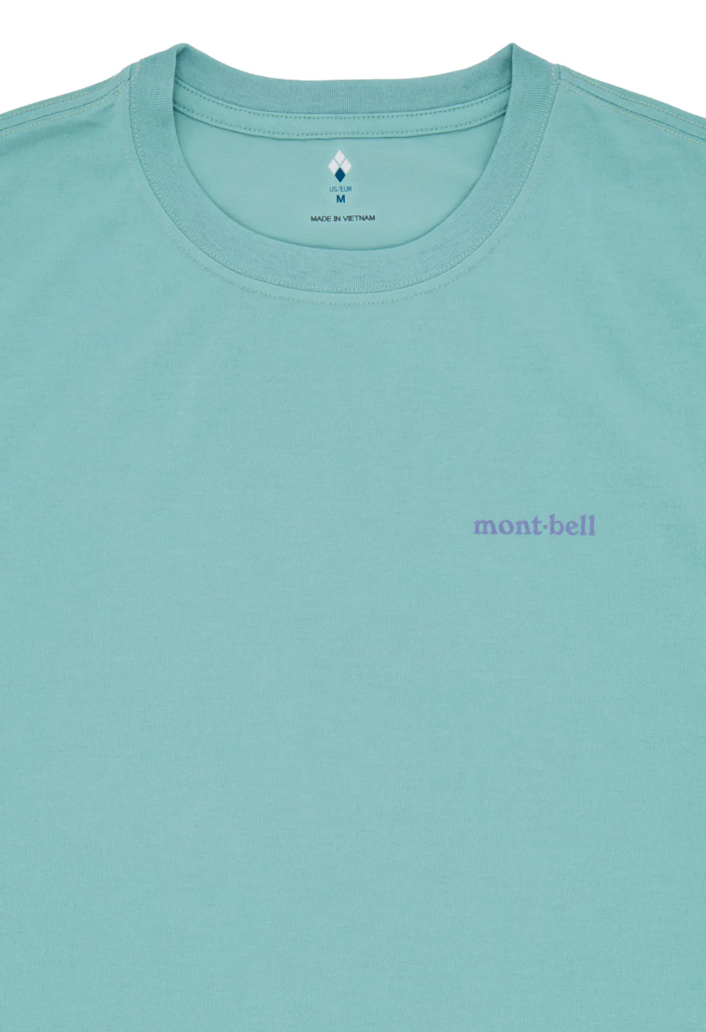 Montbell Men's Wickron Boulder T-Shirt - Light Blue - Image 3