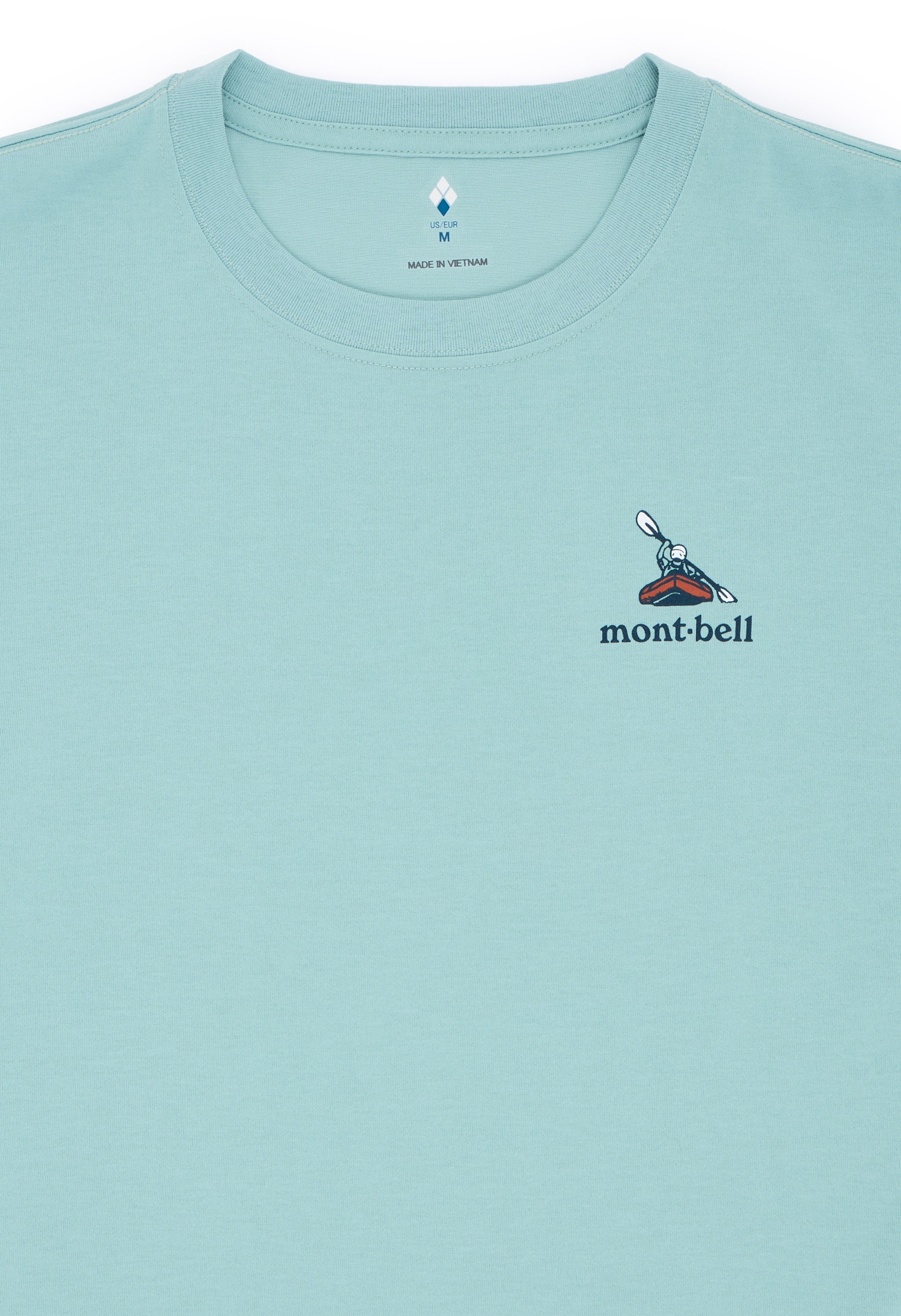 Montbell Men's Wickron River Trip T-Shirt - Light Blue - Image 3
