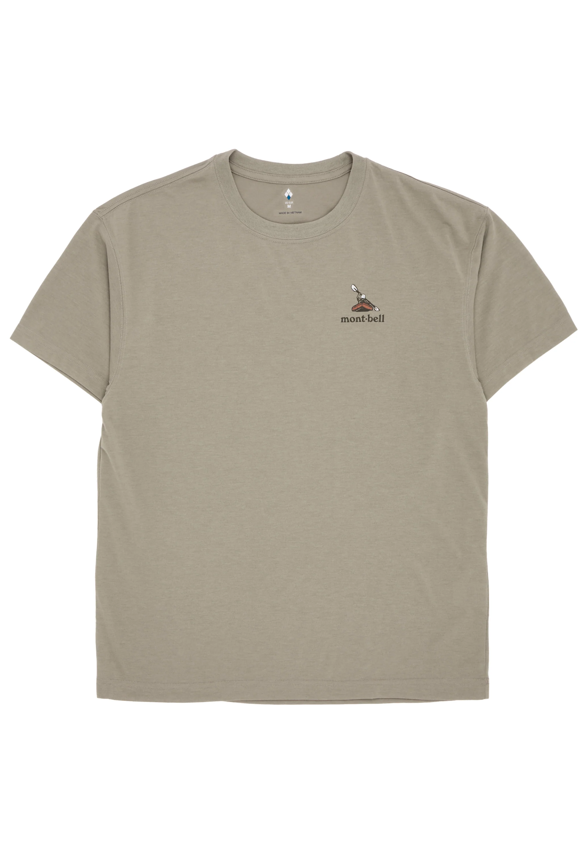 Montbell Men's Wickron River Trip T-Shirt - Tan - Image 2
