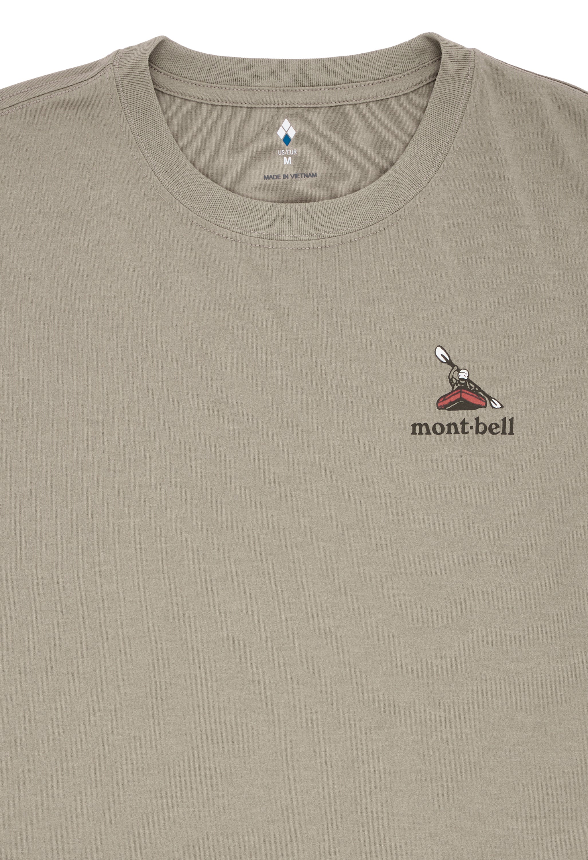 Montbell Men's Wickron River Trip T-Shirt - Tan - Image 3