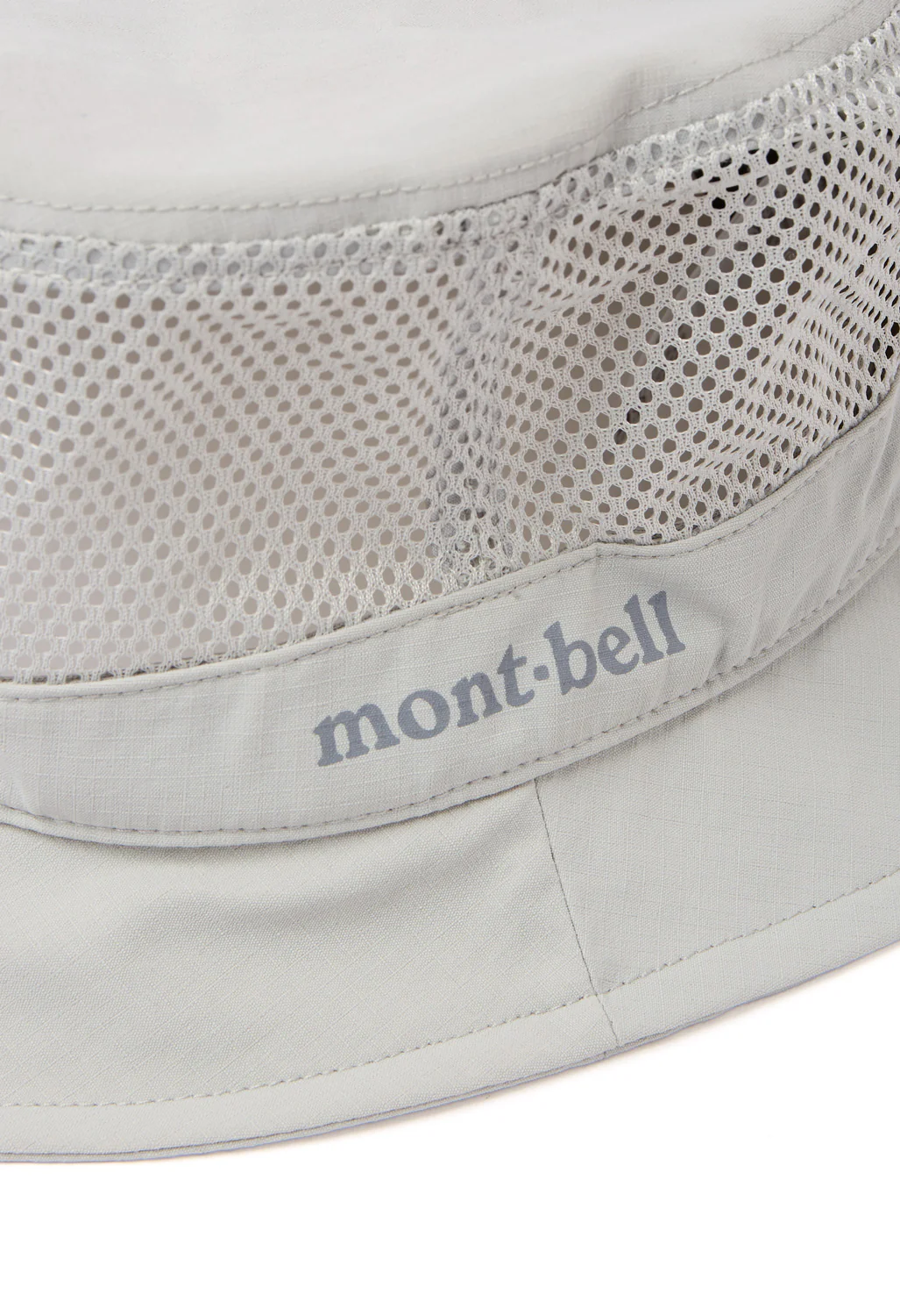 Montbell Mesh Short Brim Hat - Light Grey - Image 3